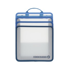 coocazoo Blue Folding File Box with Carry Handle Space Saving with Extendable Sides School Backpacks 3rd Grade