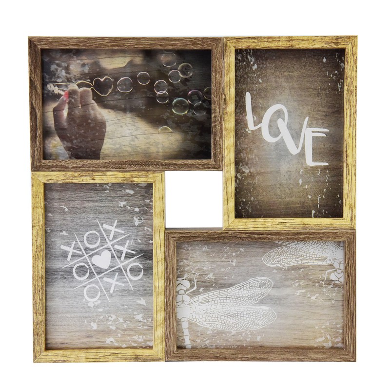 accent by nielsen Picture Frame Collage Mixed Colours 4 Photos