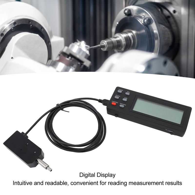 Digital Probe Indicator 0.01mm 0.0005in Resolution 0‑12.7mm Range LCD Display