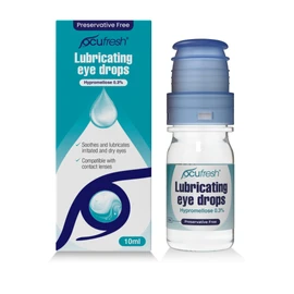 Ocufresh for Dry Itchy Eyes (New Launch - Preservative Free Hypromellose 0.3%) Lens-Friendly for Irritated & Dry Eyes | Sterile