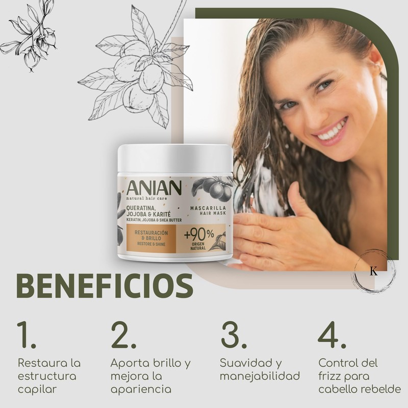 Keratin Esp Maske, 350 ml