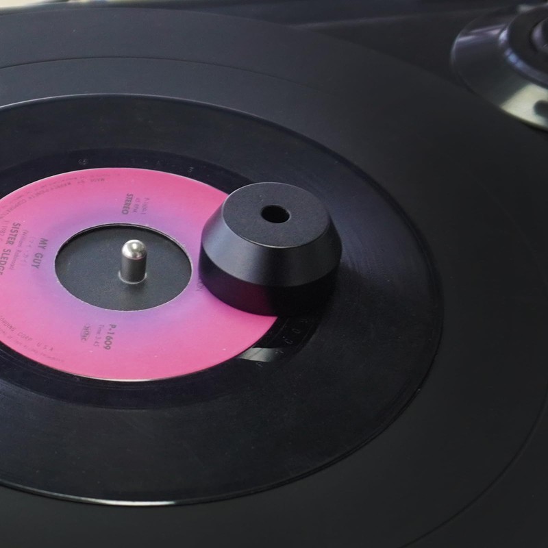 45 RPM Record Adapter 7 Inch Vinyl Record Solid Aluminum