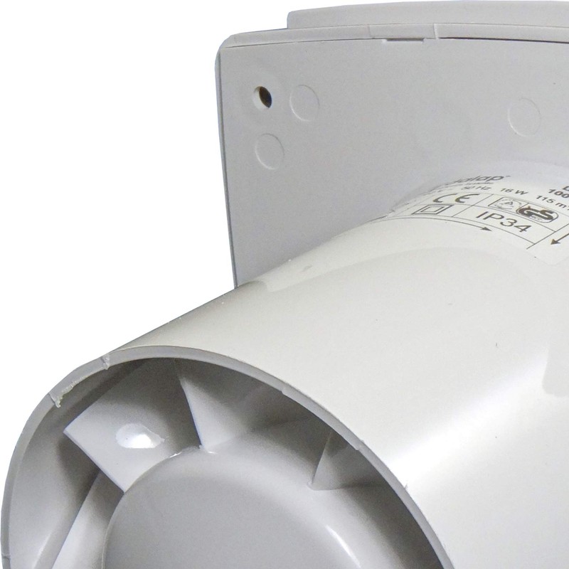 Dalap 100 BFZ Bathroom Fan with Caster and Ball Bearing