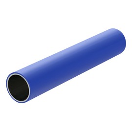 8020, P-96-BL, Blue Polyethylene Coated Steel 1.086" Pipe x 96" Long, 28mm Steel Tube, 0.921" Inner Thickness, 0.039" Wall Thickness, SPCC Cold Rolled Q235, Galvanized 80/20 DIY 1 Inch Pipe, 8 Pack
