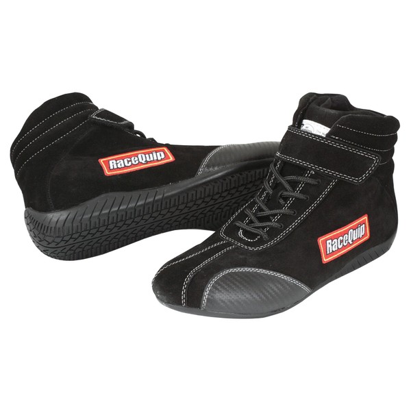 RaceQuip Race Shoes Euro Carbon-L Series SFI 3.3/5 Certified Black Size 18 30500180