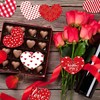24 Pcs Wooden Love Heart Shape Craft