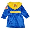 Fireman Sam Boys' Coral Fleece Bathrobe with Hood Dressing Gown
