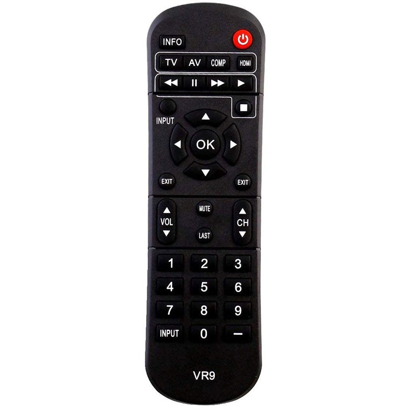 New VR9 Remote Control Replacement for VIZIO TV E320ME M160MV
