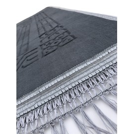 Prayer Rug Muslim Mat Islamic - Thick Large Grey Padded Sajadah for Kids Men Women with Islam Prayer Beads for Eid Travel Ramadan, Soft Luxury Great for Knees and Forehead