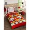 Father Christmas Kids Santa Presents Xmas Quilt Duvet Cover and