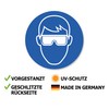 STROBO Protective Glasses Sticker Eye Protection Prohibition Sign Mandatory Sign