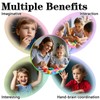 DxxD Play Dough Tools and Cutters for Kids, 22 Pcs