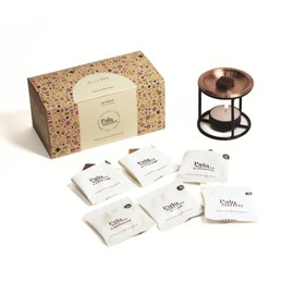 Palo Santo Incense Bricks Gift Set with Exotic Burner | 12 Bricks | Aromatherapy | Smudging | Air fresheners for Home | Meditation Accessories