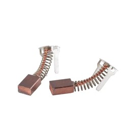 2x Trade-Shop Bronze Motor Carbon Brushes 4.5 x 8 x 11 mm Compatible with Bosch GSB 140-LI, GSB 180-LI, GSR 18V-21, GSB 18V-21 Drill Driver