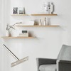 Leliafleury 2Pcs Floating Shelf Bracket 2 Inch Hidden Shelf Brackets