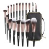 Maange Set de 18 Brochas para Maquillaje Profesional con Estuche