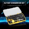 65Pcs Screwdriver Set Chrome Vanadium Steel SK‑1156 Ratcheting Electronics Repair