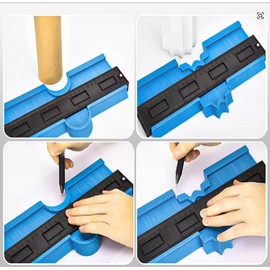 Contour Gauge for Woodworking – 10-Inch Profile Copying Tool for Tile Cutting and Irregular Shape Measuring