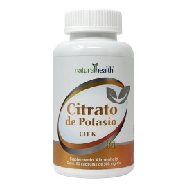 Citrato De Potasio (60 Caps) Naturalhealth Sabor CIT-K