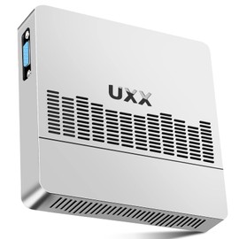 GOODTEL Mini PC, Micro PC Support M.2 SSD 2TB Expansion, Mini Computer with Processor N3350, 4K HD and VGA Dual Display,BT,2.4/5G WiFi,USB3.0,LAN,VESA Mount/Home/Business Mini Computer, Silver