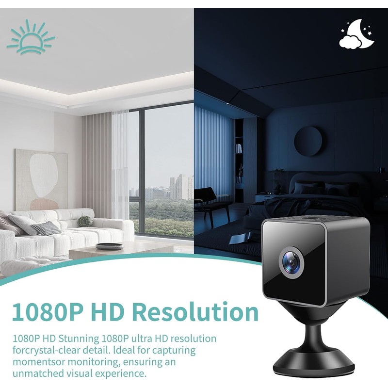 Mini Camera Wireless 1080P Camera Home Security WiFi Mini Nanny