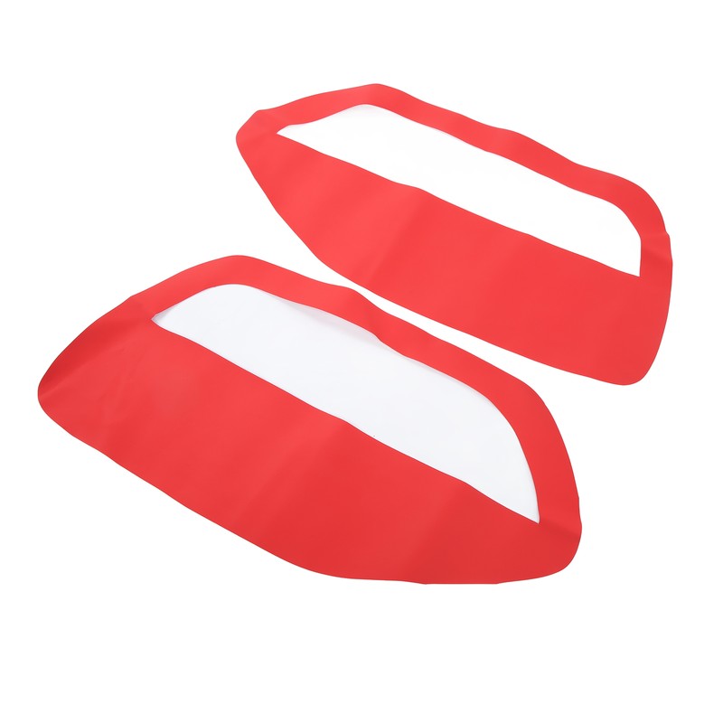 2pcs Front Door Panel Insert Card Cover Left Right Microfiber