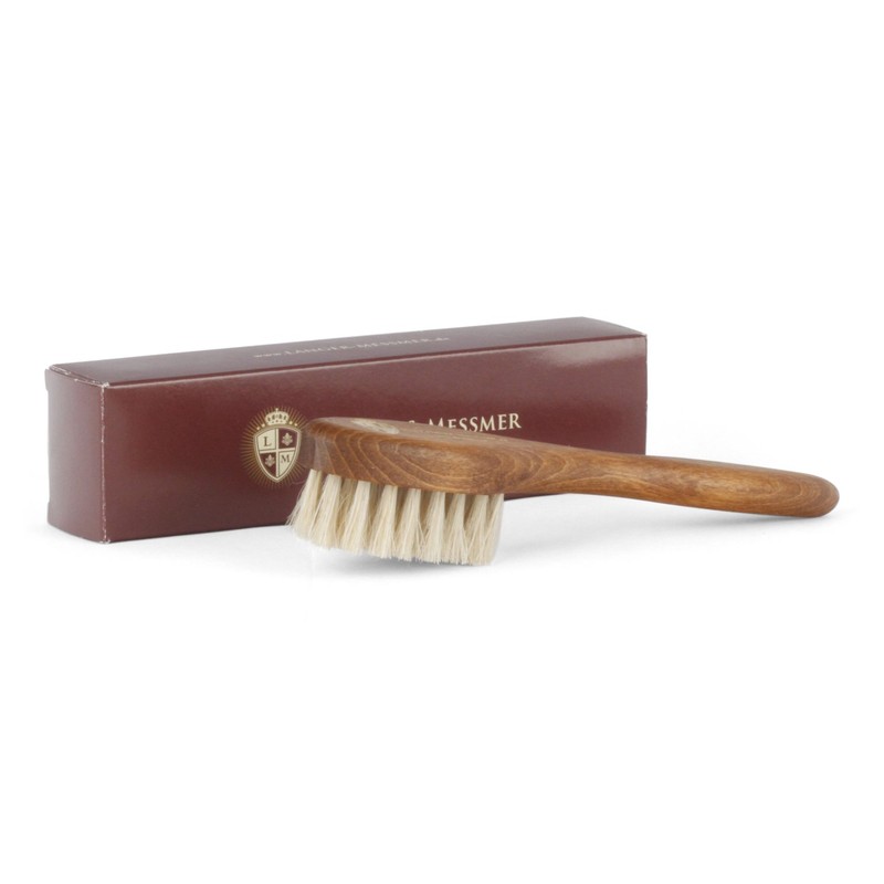 Langer & Messmer Shoe Brush Made Of Clear Horse Hair