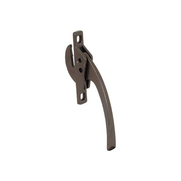 Bronze Straight Casement Window Locking Handle; 2-3/8" Screw Holes