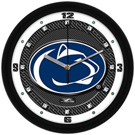 Penn State Nittany Lions - Carbon Fiber Textured Wall Clock