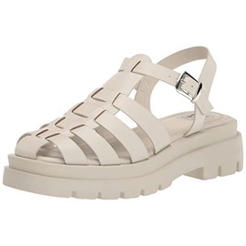 Dirty Laundry Women's Kingman Sandal, Bone Smooth, 7.5