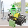 Kitchen Sink Organiser, Sponge Drain Rack Stainless Steel With Self-Draining
