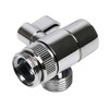 2 x 3-way shower valve, shower attachment for bath taps,