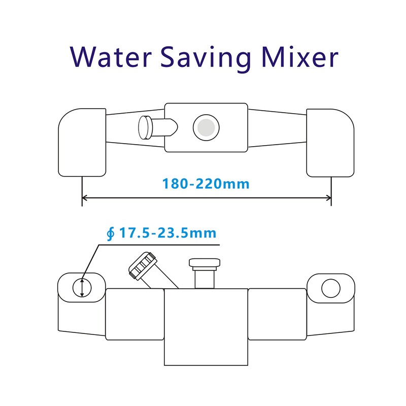Grand Dicken Water Saving Mixer,Mix hot with Cold Water,Suited to