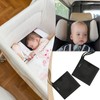 Beautyflier 2PCS Satin Car Seat Headrest Cover for Baby, Soft