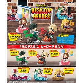 リーメント(RE-MENT) Rement My Hero Academia Desktop Heroes Box Product, 6 Types, 6 Pieces, PVC