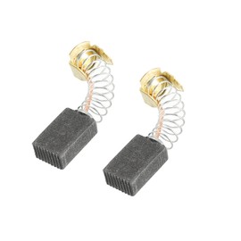 PATIKIL Carbon Brushes 15x10x6mm for Electric Motors Power Tool Rotary Tool Table Saw Spare Part Repair, 2 Pack