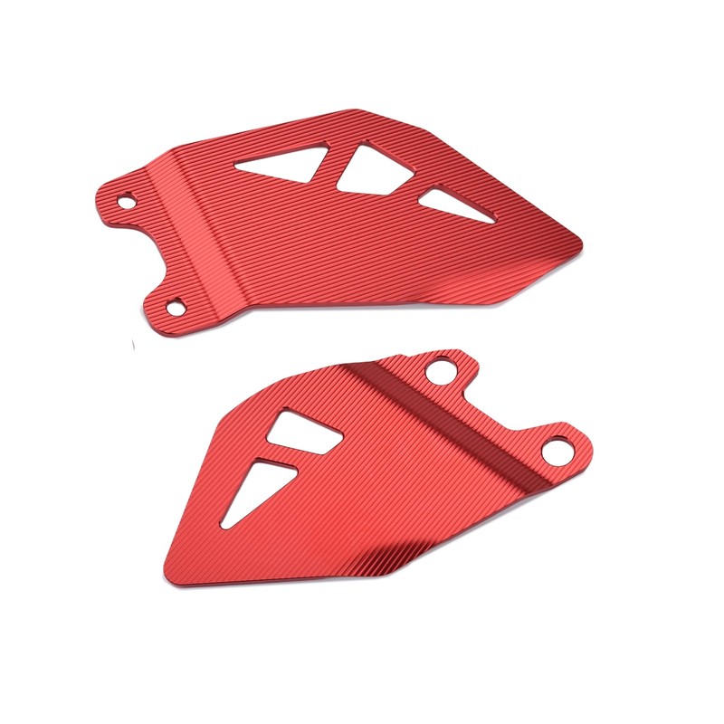 LEDISHUN Foot Peg Heel Plate Guard Protector Foot Peg for