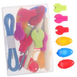 DOITOOL DIY Needle Threader Kit Portable Sewing Tool for Quick Threading for DIY Crafts and Sewing Projects for All Skill Levels and Color