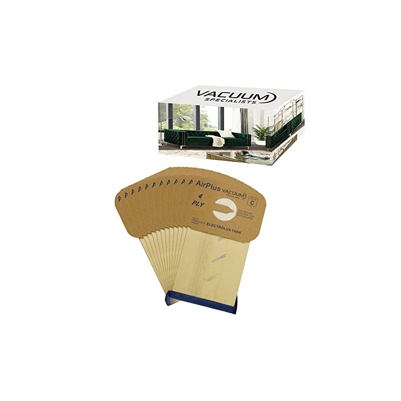 Vacuum Specialists Premium 4-Ply Filtration Vacuum Bags Compatible with Electrolux