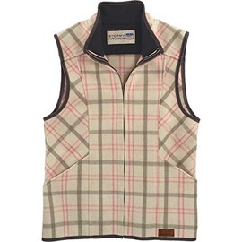 Stormy Kromer Ida Outfitter Vest, Vanilla Rose Plaid, X-Large