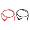 5 Set Banana Plug Test Lead 4mm Right Angle Straight