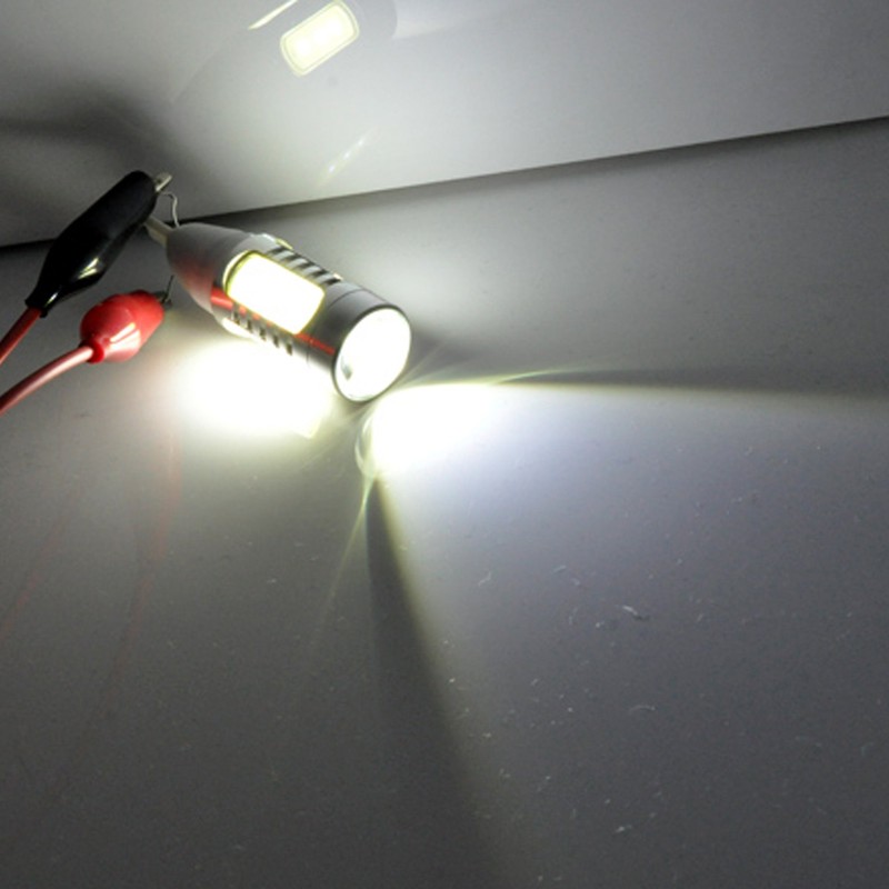 2 x 7.5W Lens Build-In Chip White Cree T15 Car