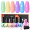 modelones Nail Polish Set, 6 Colors 2025 Summer Macaron Pastel