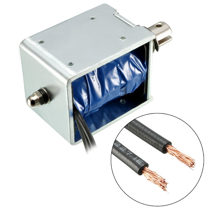 uxcell Pull Push Type Linear Motion Solenoid Electromagnet,JF-1050B DC12V 360mA