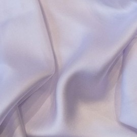 FAAYEX® Deluxe Silky Charmeuse Satin Crafts, Bridal & Dress Fabric | 100% Polyester | 90 g/m2 | W 58/59", L 1m (White, 1 Metre)