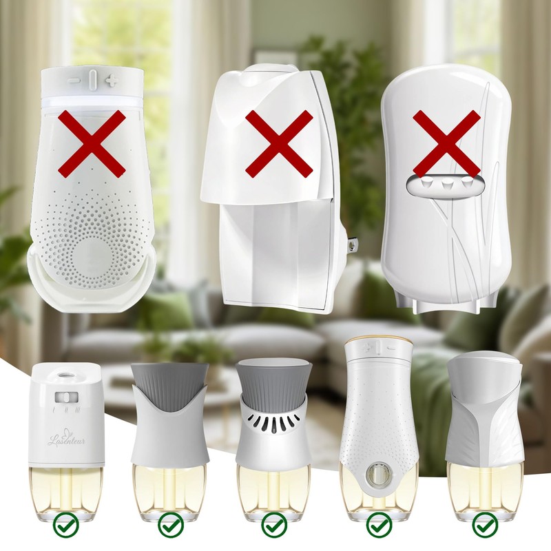 Plug In Refills Air Freshener -12 Pack for Home Bathroom