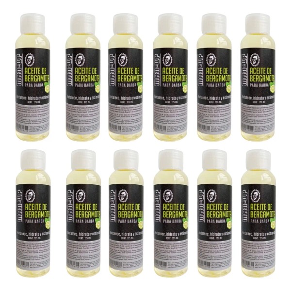 Manup Crecimiento De Barba Aceite De Bergamota 125 Ml Kit