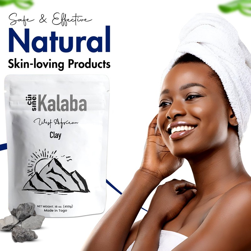 Cuisine228 Natural Edible Clay, Kalaba – 100% Natural, Chemical-Free Detox