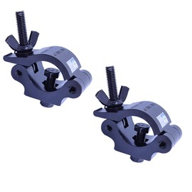 Sarknoah.2″Heavy Duty Truss Clamp, 1102lb(500KG) Aluminum Stage Lighting Clamps, Fits 1.5″-2″(38-52) mm Truss DJ Lights Clamp With 1/2″-13 Hex Bolt for Moving Head Par Lights, 2 Packs.