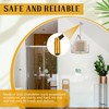 Tondiamo 4 Pcs Golden Sloped Ceiling Light Adapter 180 Degree